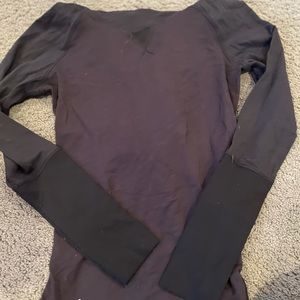 Lululemon black sweatshirt with hood